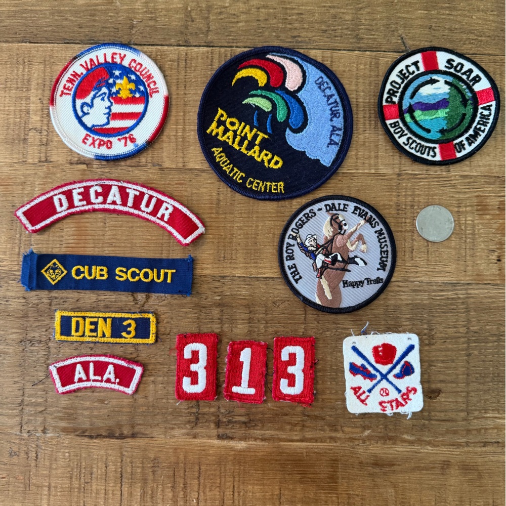 Assorted Alabama Cub Scout | Boy Scout Merit Patches. DIY | Collectible | EUC